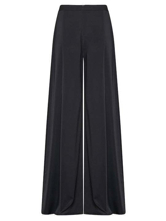 Damen Stoff Hose Schwarz