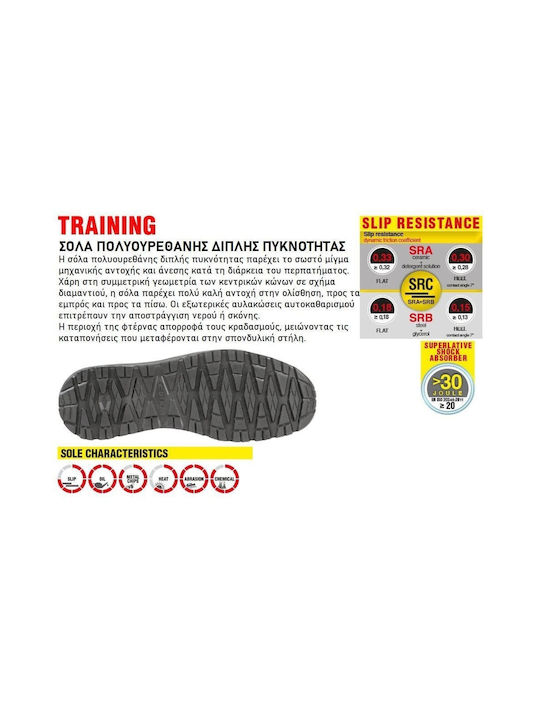 Cofra Cyclette Low Safety Black S1P with Certification (C), P,SRC