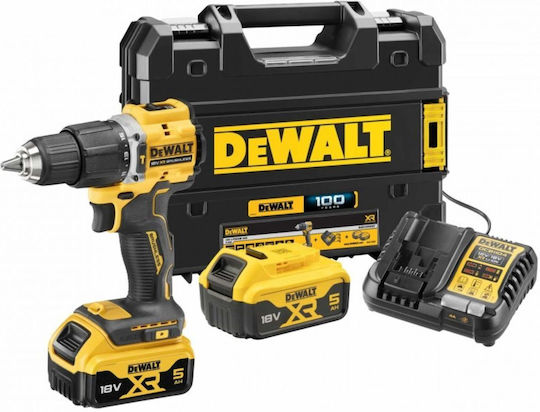 DEWALT Percussive Drill Driver Battery Brushless 18V 2x2Ah DCD100YD2T