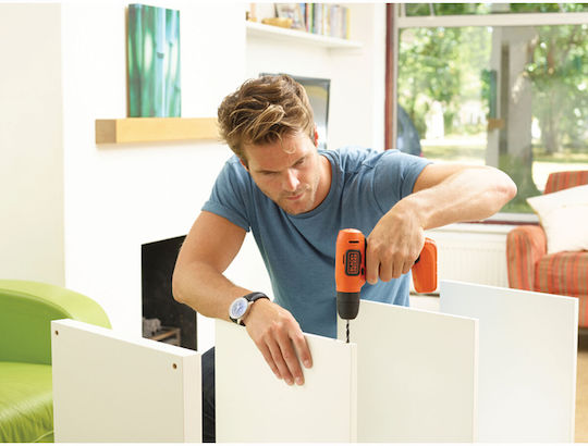 Black & Decker Δραπανοκατσάβιδο Μπαταρίας 7.2V 1x1.5Ah