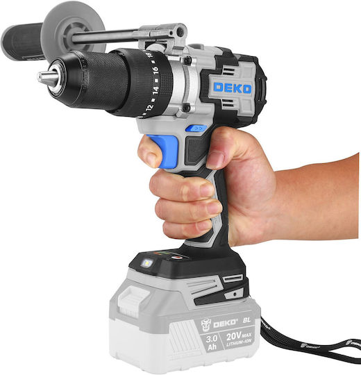 Deko Percussive Drill Driver Battery Solo Brushless 20V