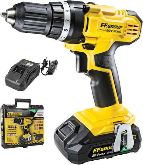 FFG CDD/35 20V Plus Δραπανοκατσάβιδο Μπαταρίας 20V 2x2Ah