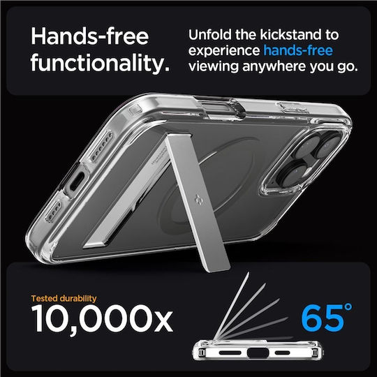 Spigen Ultra Hybrid S MagFit Back Cover Πλαστικό Graphite (iPhone 16 Pro)