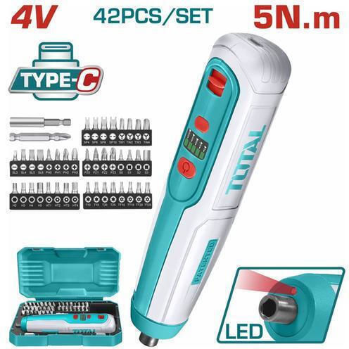 Total TSDLI0406 Κατσαβίδι Μπαταρίας 4V 1x1.3Ah