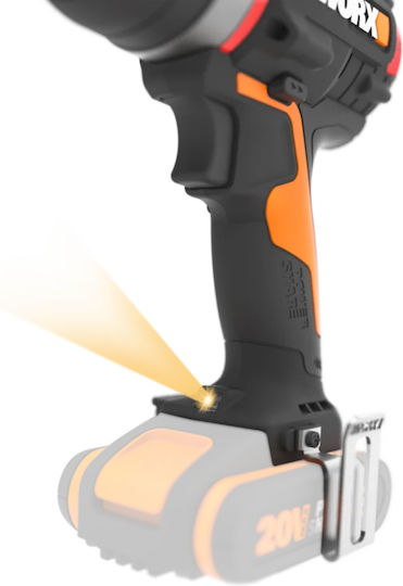 Worx WX-JCR Κρουστικό Δραπανοκατσάβιδο Μπαταρίας Solo Brushless 20V