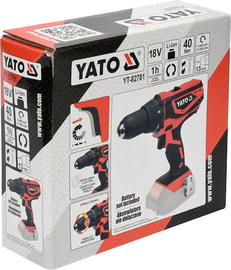 Yato YT-82781 Δραπανοκατσάβιδο Μπαταρίας Solo 18V