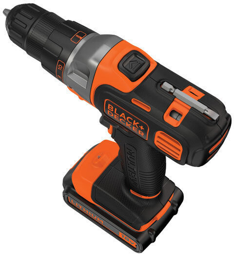 Black & Decker MT218KB Battery Power Drill Driver 18V 2x5Ah