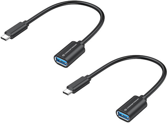 Conceptronic Μετατροπέας USB-C male σε USB-A female 1τμχ ABBY11B