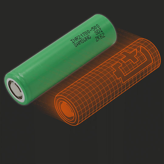 Samsung 50S Επαναφορτιζόμενη Μπαταρία 21700 Li-ion 5000mAh 4.2V 1τμχ