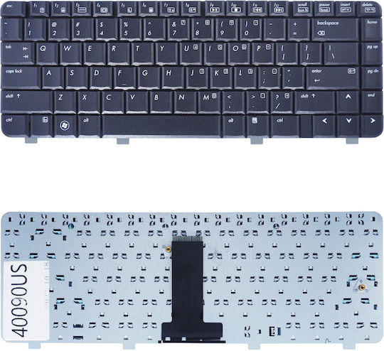 HP Laptop Keyboard for 6720s 6520 6720T without Frame and English (US) Keyboard Language in Black Color 40090US