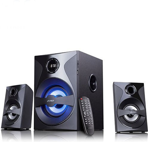 Fenda F380X Ασύρματα Ηχεία Υπολογιστή 2.1 με Bluetooth και Ισχύ 54W Μαύρα