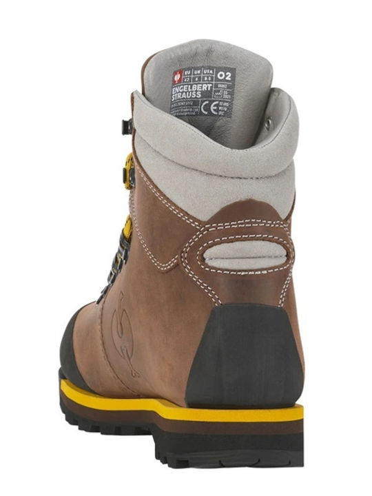 Engelbert Strauss Darak II Wasserdicht Stiefel Arbeit Braun O2