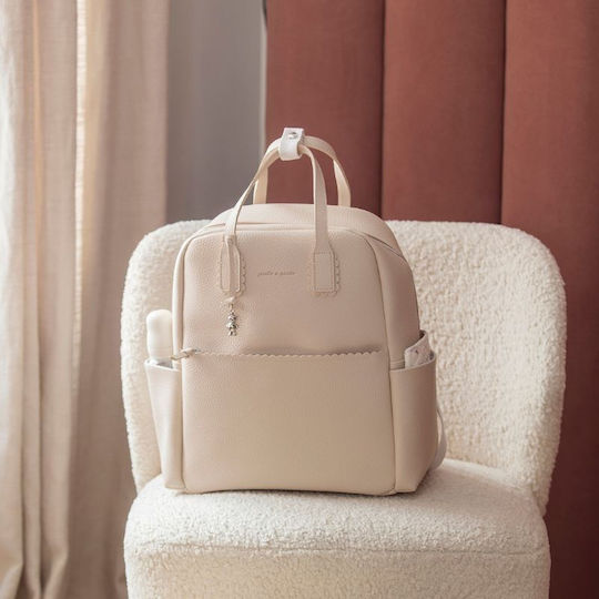 Pasito a Pasito Diaper Bag Beige 35x38x16cm.