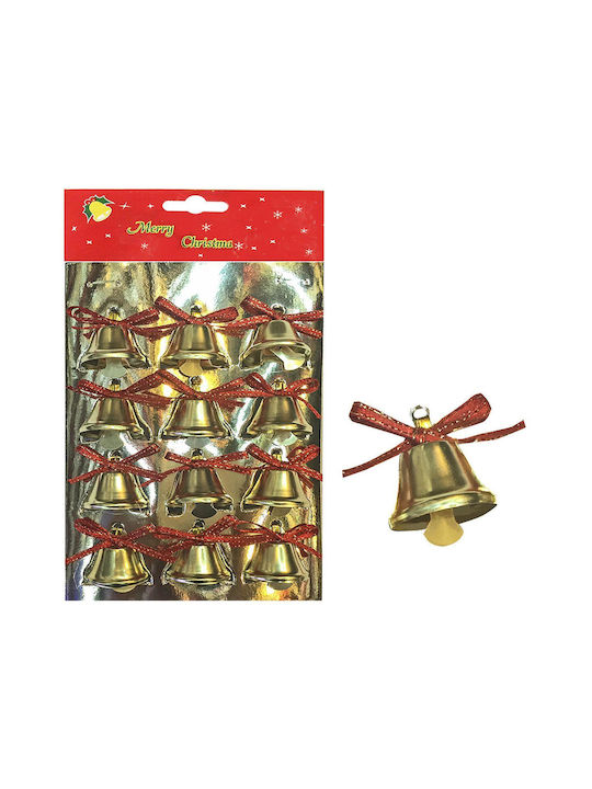 Hanging Bell Metallic 3x3cm