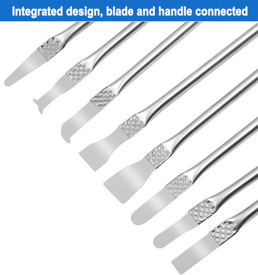 Set 8 Modelling Spatulas Zola Special Applying Spreading Smoothing Soft Materials