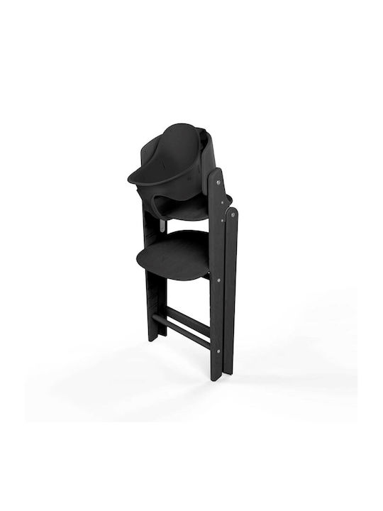 Cybex Click & Fold Foldable Baby Highchair 3 in 1 with Adjustable Height Stunning Black