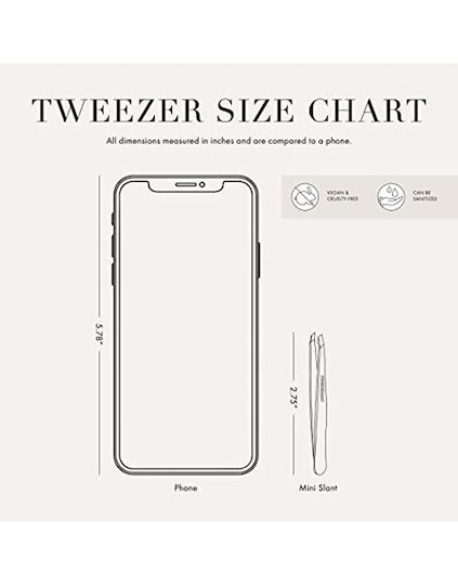 Tweezerman Τσιμπιδάκια Φρυδιών με Λεπτή Μύτη Mini Πολύχρωμα 2τμχ