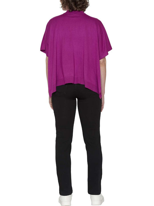 Women's Knitted Cardigan Fuchsia