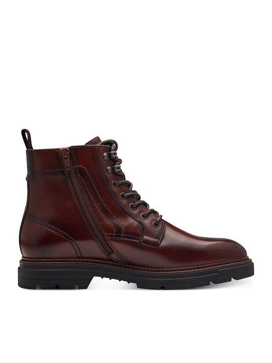 Leather Tabac Brown Men's Boots Anatomical