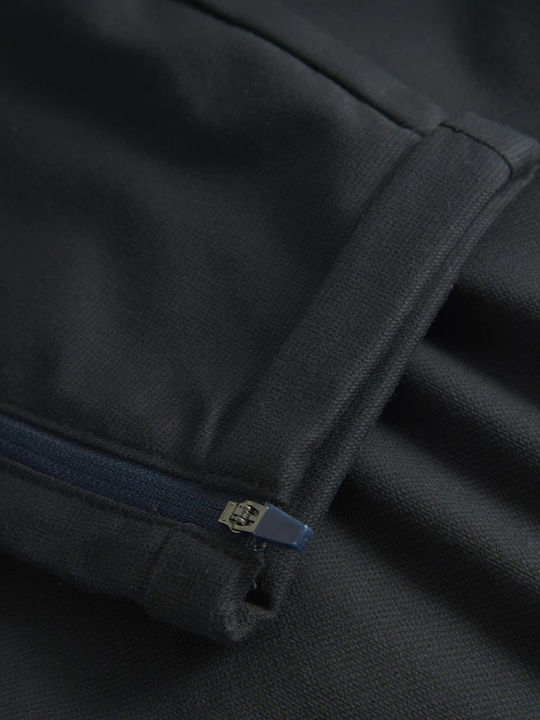 Pisa Elastic Trousers in Slim Fit Navy Mel