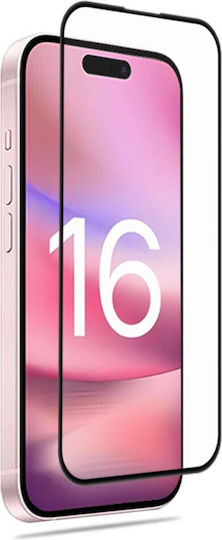 Transparent Vollflächig gehärtetes Glas (iPhone 16)