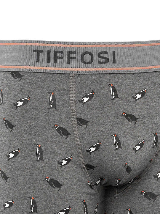 Men's Boxer Grey with Patterns