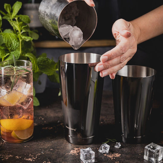 Boston Shaker Tin Tin Cocktail Drinks Graphite Klausberg Kb-7652