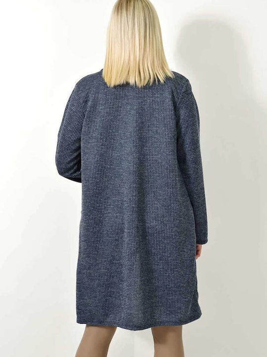 Potre Lang Damen Blazer Dark blue