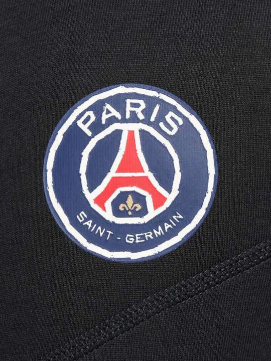 Athletic Kids Cardigan Cotton with Hood Black Paris Saint-germain Tech
