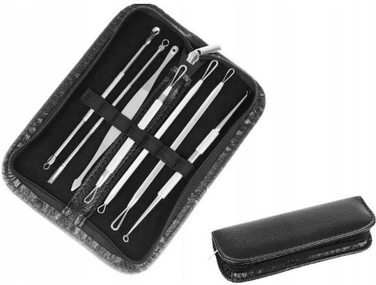 7 Instruments Kit Zola Stainless Steel Cosmetics Blackhead Blackhead Extraction Black