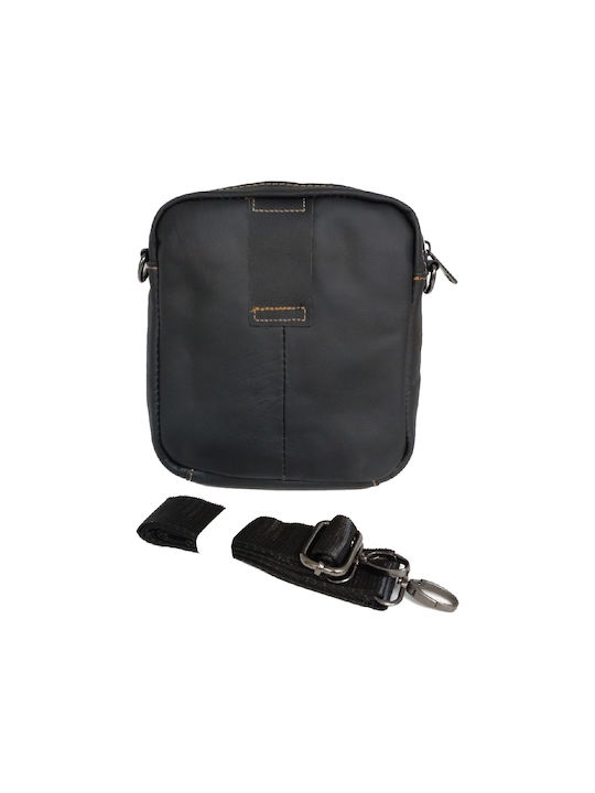 Men's Leather Bag DIBESB, 9006.BLC, Black