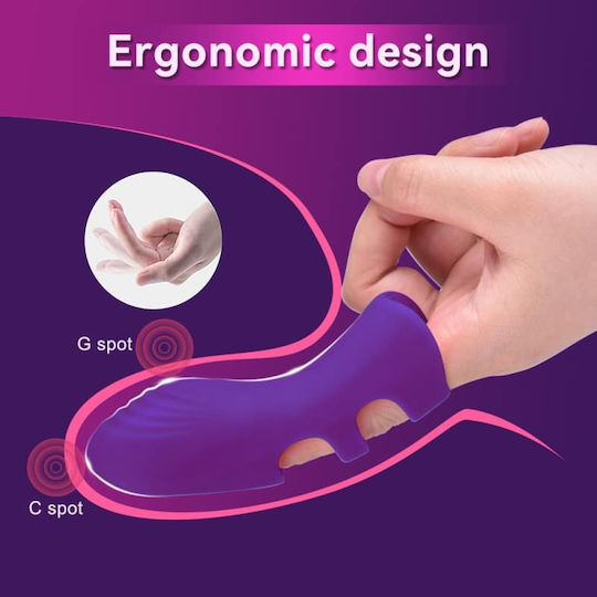 Dragon Vibrator Finger Lila