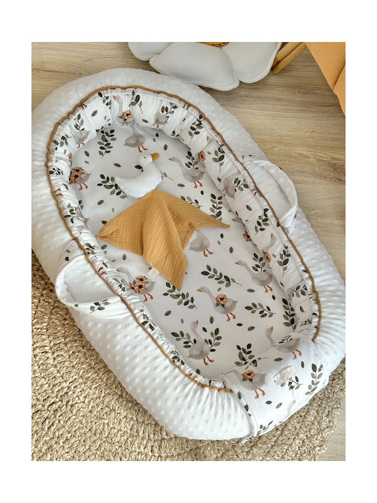 Velvet White Βρεφικό Μαξιλάρι Φωλιά White