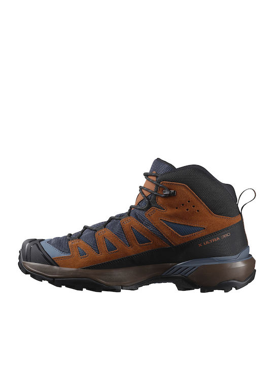 Salomon X Ultra 360 Ltr Mid GTX Men's Hiking Waterproof Boots With Gore-Tex Membrane Blue