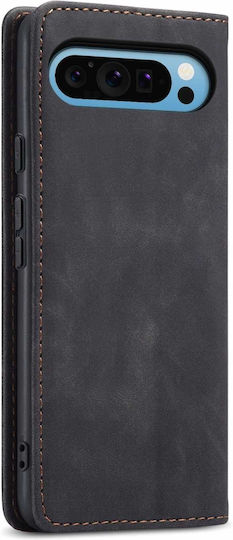 Spacecase Wallet Synthetisches Leder / Silikon Schwarz (Google Pixel 9 Pro XLOnePlus 9 Pro)