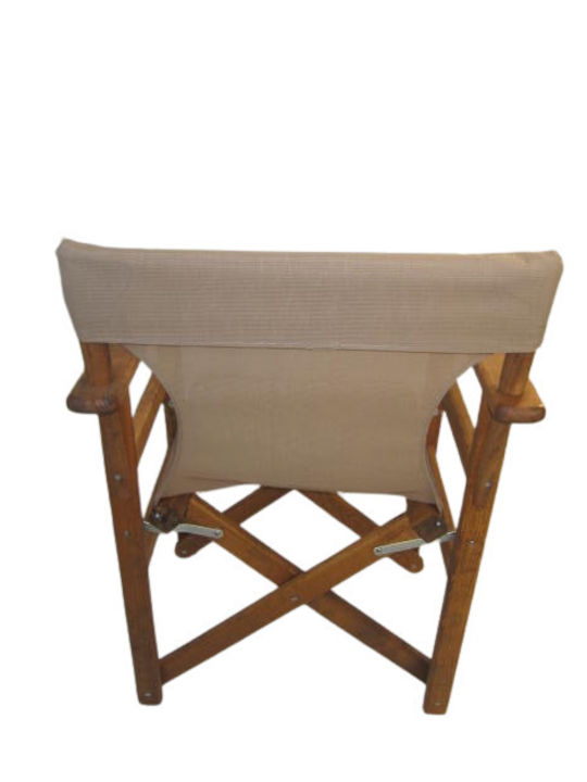 Director's Chair Wooden Naxos Mocha 60x51x86cm