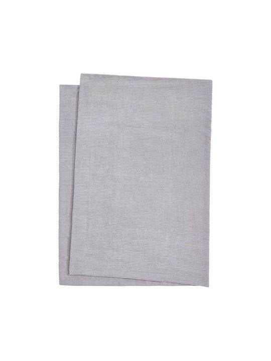 Butlers Lord Of Cord Pătură Catifea Simplă 150x200 cm Gri Deschis