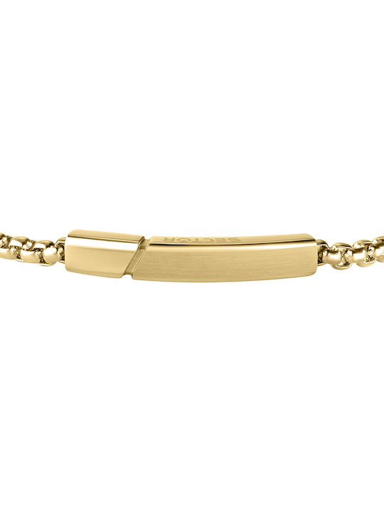 Sector Bracelet made of Steel Gold Plated