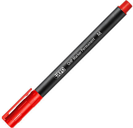 Μαρκαδόρος Διαφανειών +efo P-600 M 1.0mm Κόκκινο