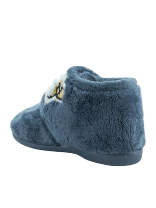 Kids Slippers Boots Blue