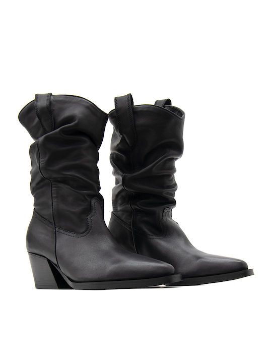 Leather Women's Boots Black