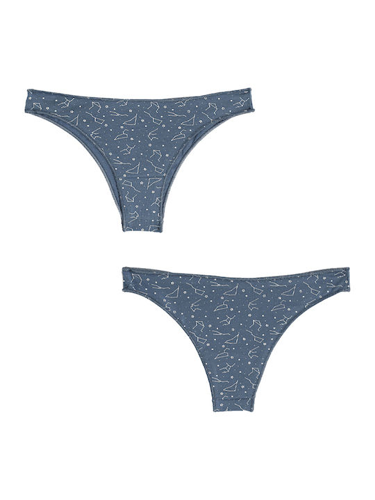 Brasiliano Βαμβακερά Дамско Слип 3Pack