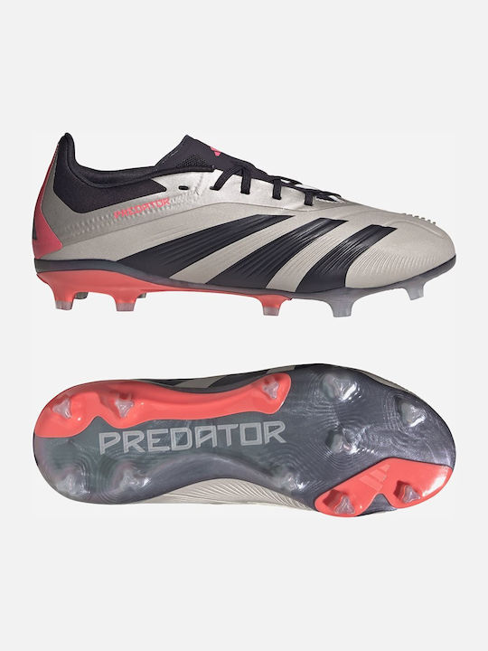Παιδικά Ποδοσφαιρικά Παπούτσια Predator Elite Fg με Τάπες Γκρι