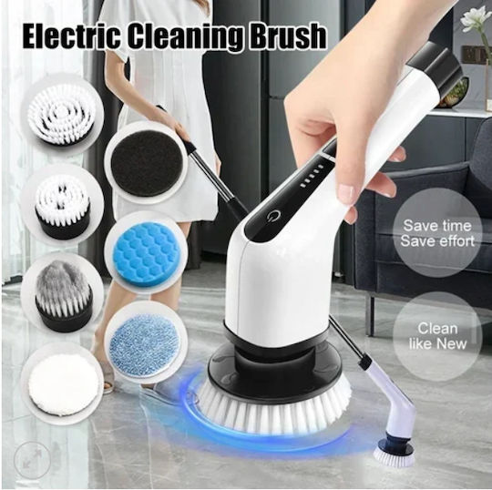 Multifunctional Electric Cleaning Brush 7 in 1 25w – Electric Cleaning Brush Ma-8827 White