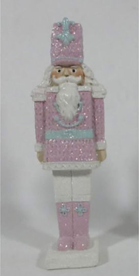 Iliadis Weihnachts-Nussknacker Rosa aus Polyresin Höhe 20cm.