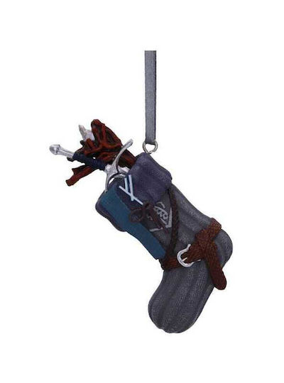 Lord of the Rings Gandalf Hanging Boot Ornament Plastic Gray