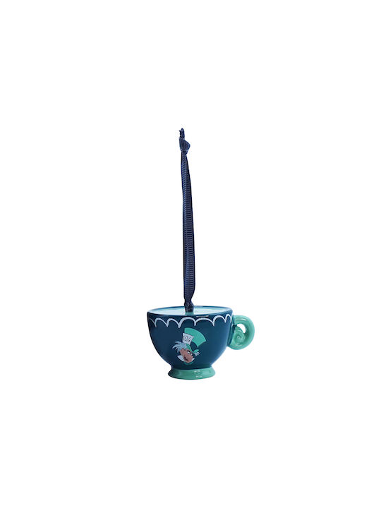 Alice In Wonderland Mad Hatter Ceramic Hanging Ornament 5.7x7.4x7cm