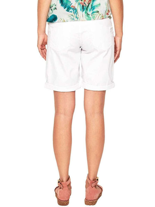 Damen Bermuda Weiß