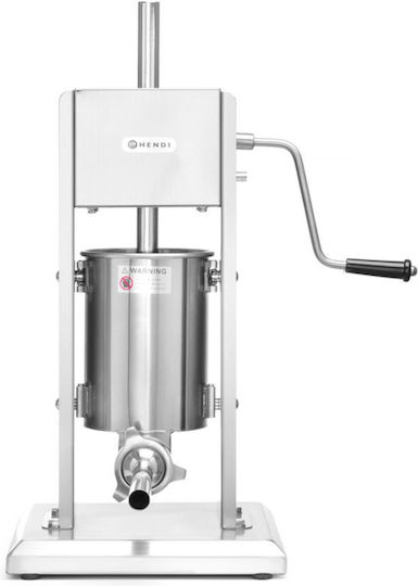 Vertical Sausage Filler Injector Profi Line 3l + Hendi 282571 Funnels