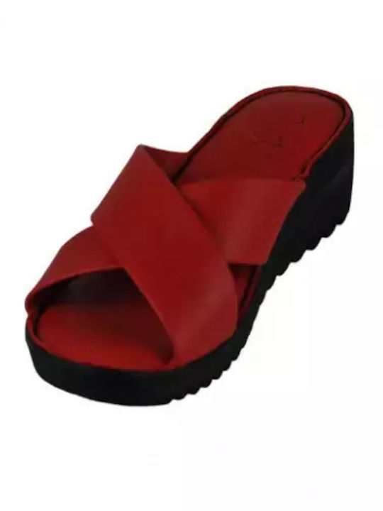 Anatomic Women's Platform Shoes Red